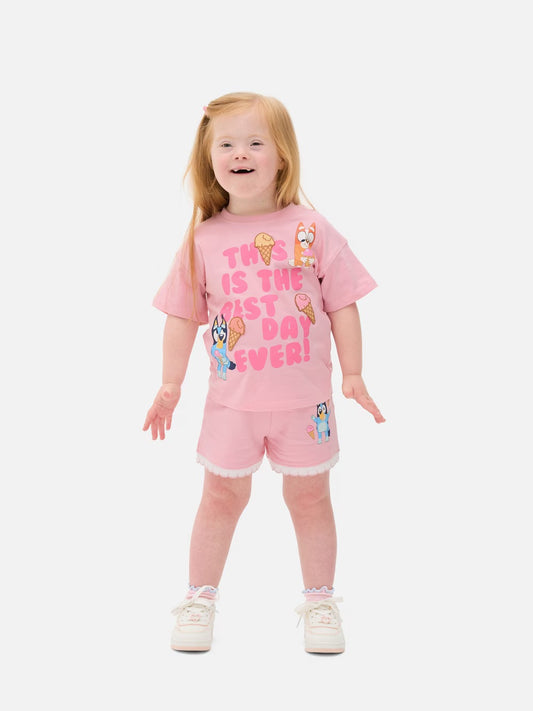 Conjunto bluey niña