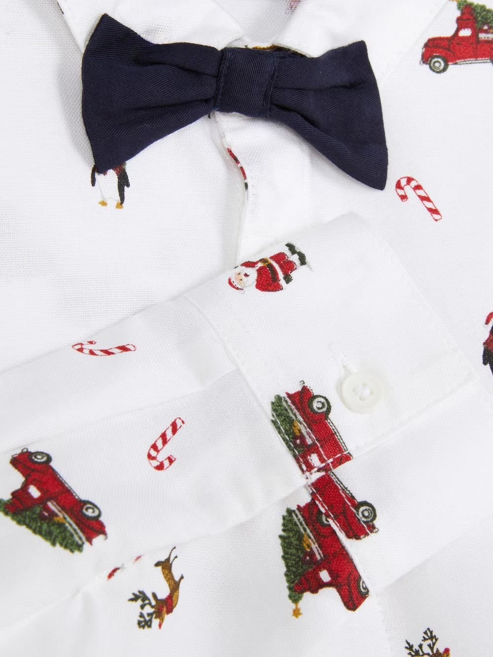 Camisa navidad con corbata