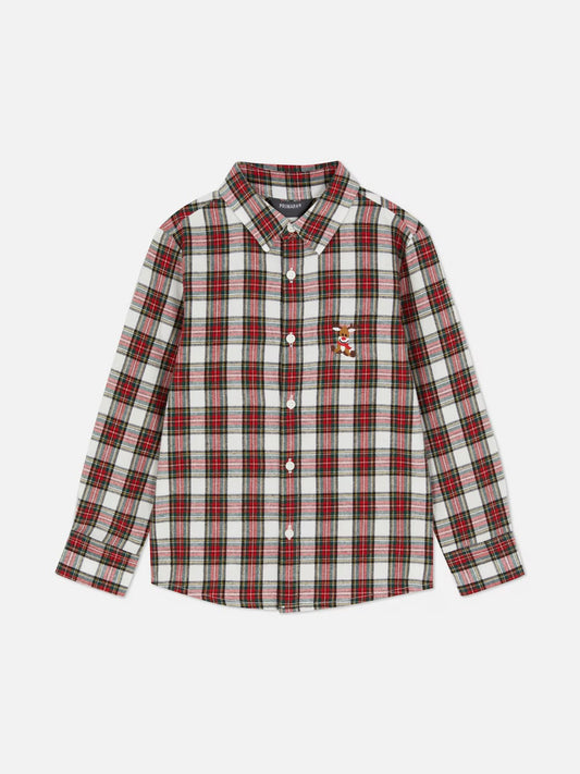 Camisa cuadros navidad