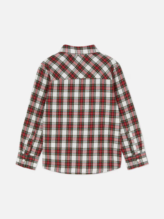 Camisa cuadros navidad