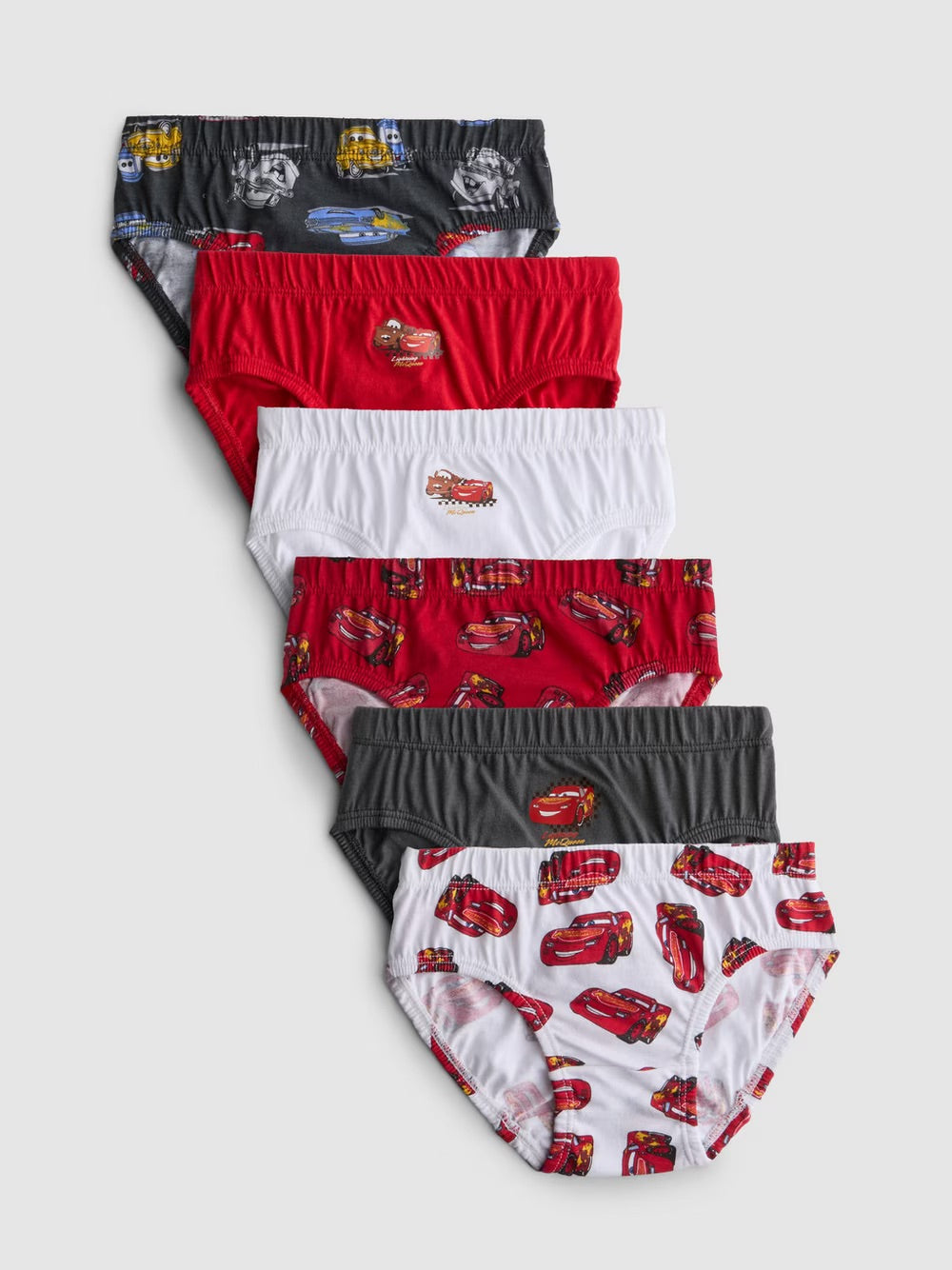 pack de 6 calzoncillos cars