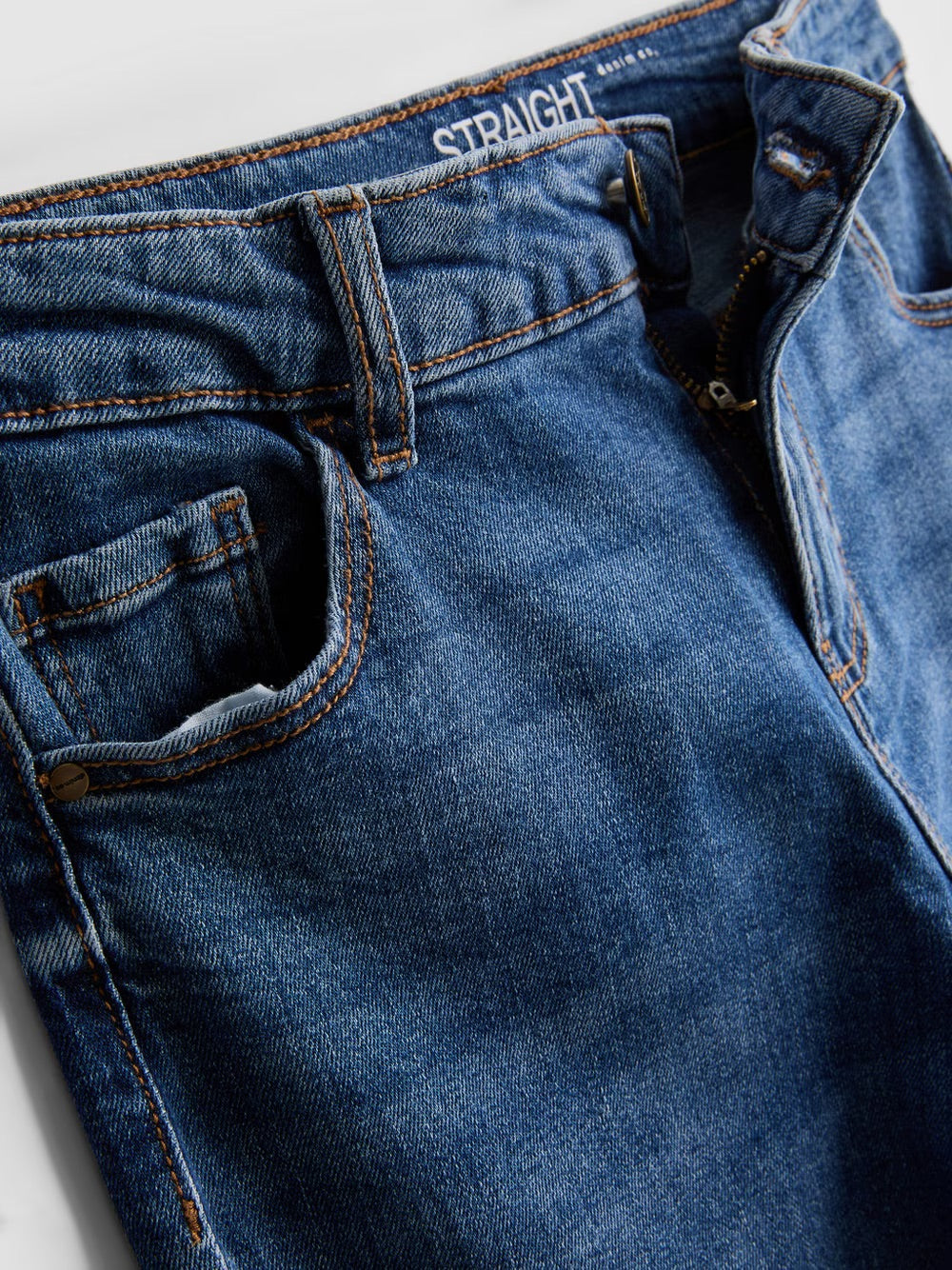 Pantalon jean straight leg