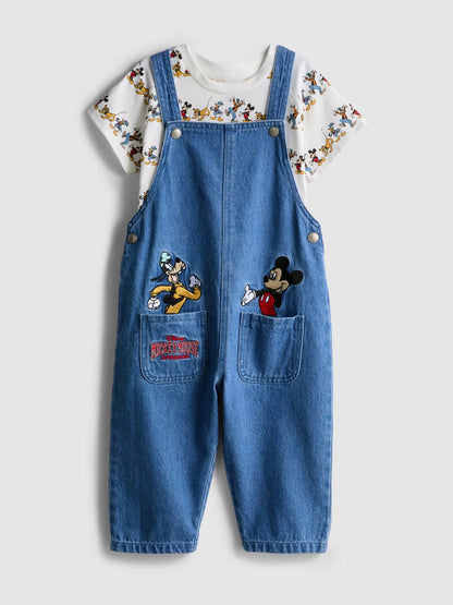 Conjunto overol mickey mouse