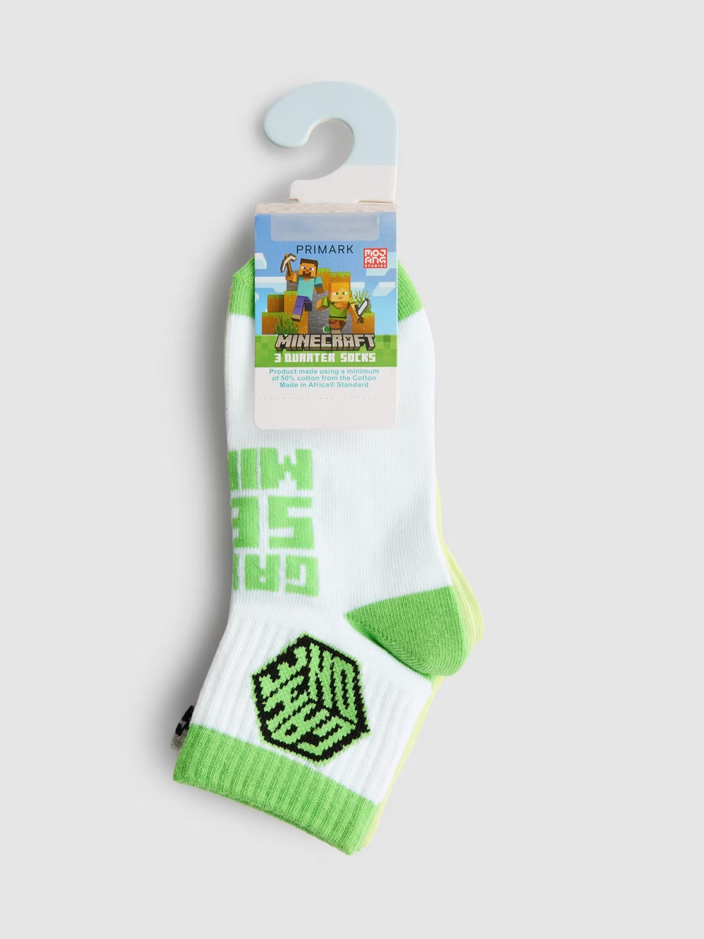 Pack de 3 medias minecraft