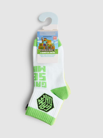 Pack de 3 medias minecraft
