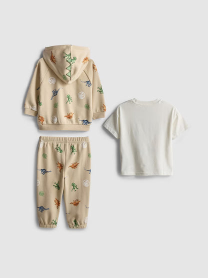 conjunto invierno jurassic world