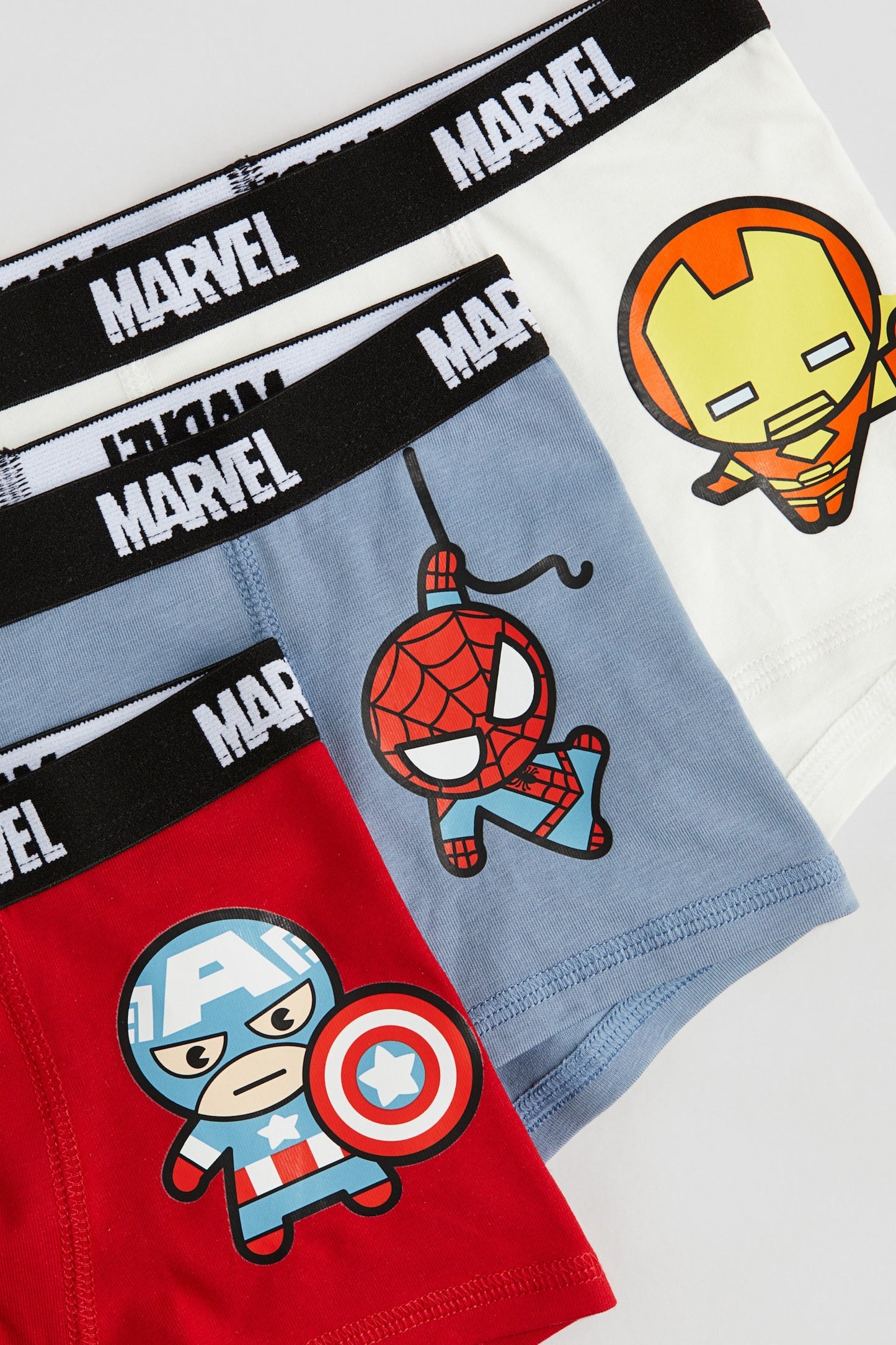 Pack de 5 boxers marvel