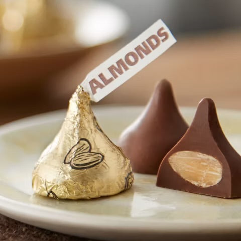 Hersheys kisses almendras