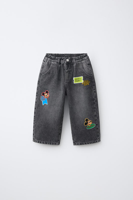 JEANS STRAIGHT MICKEY MOUSE © DISNEY