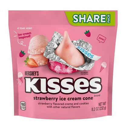 Hersheys kisses helado frutilla