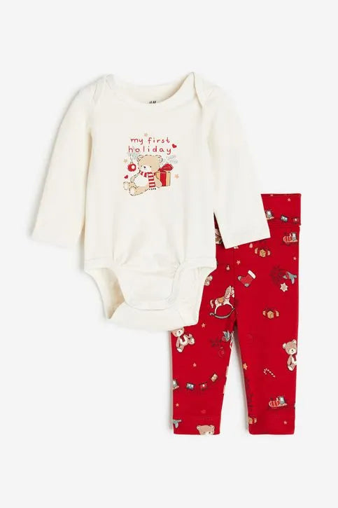 Conjunto 2 piezas navidad