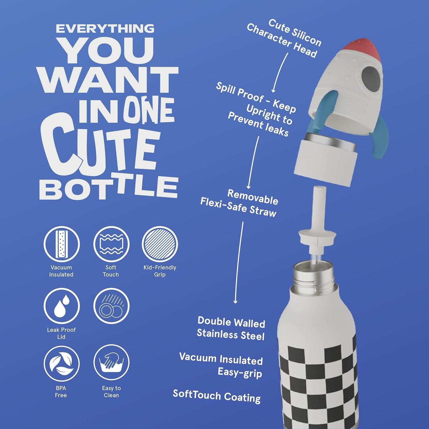 Botella Cohete 460ml