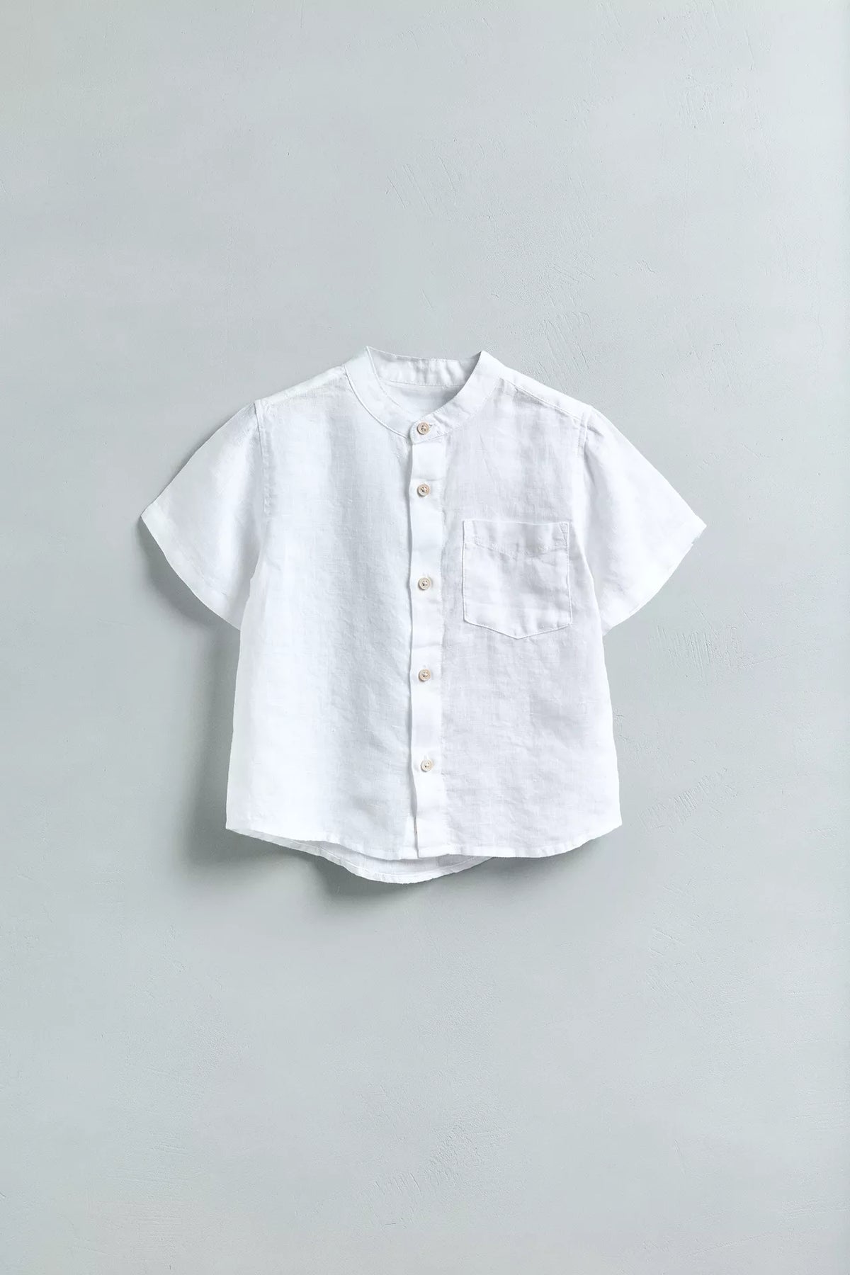 Camisa cuello mao lino