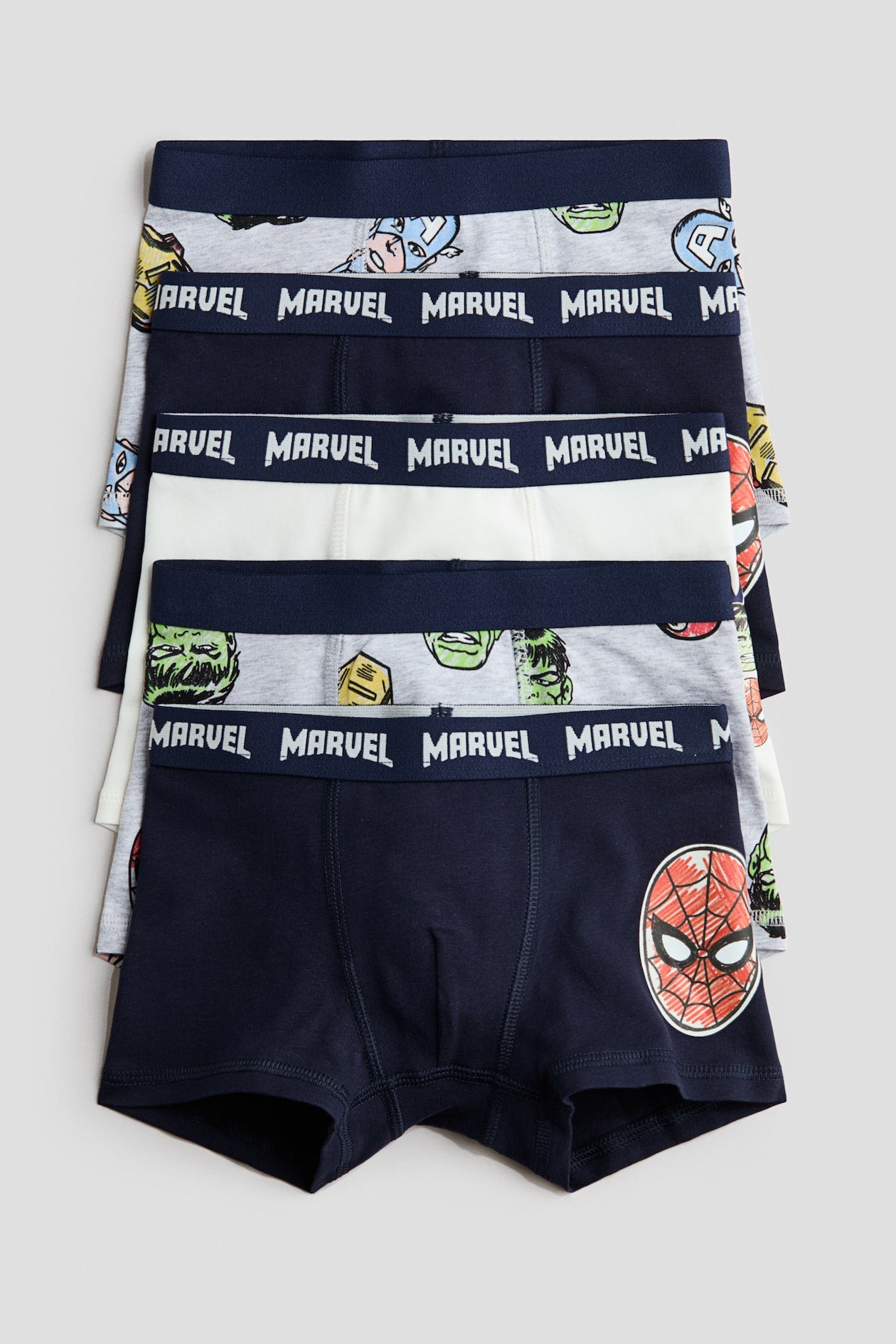 PACK DE 5 BOXER MARVEL