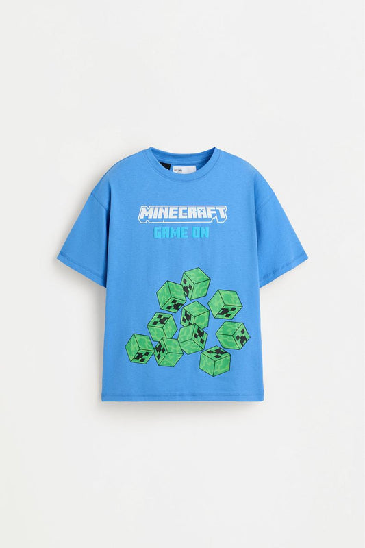 POLERA CREEPER MINECRAFT