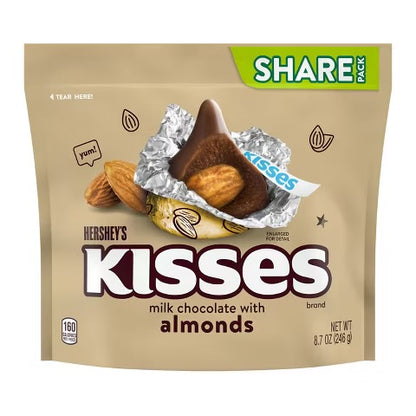 Hersheys kisses almendras