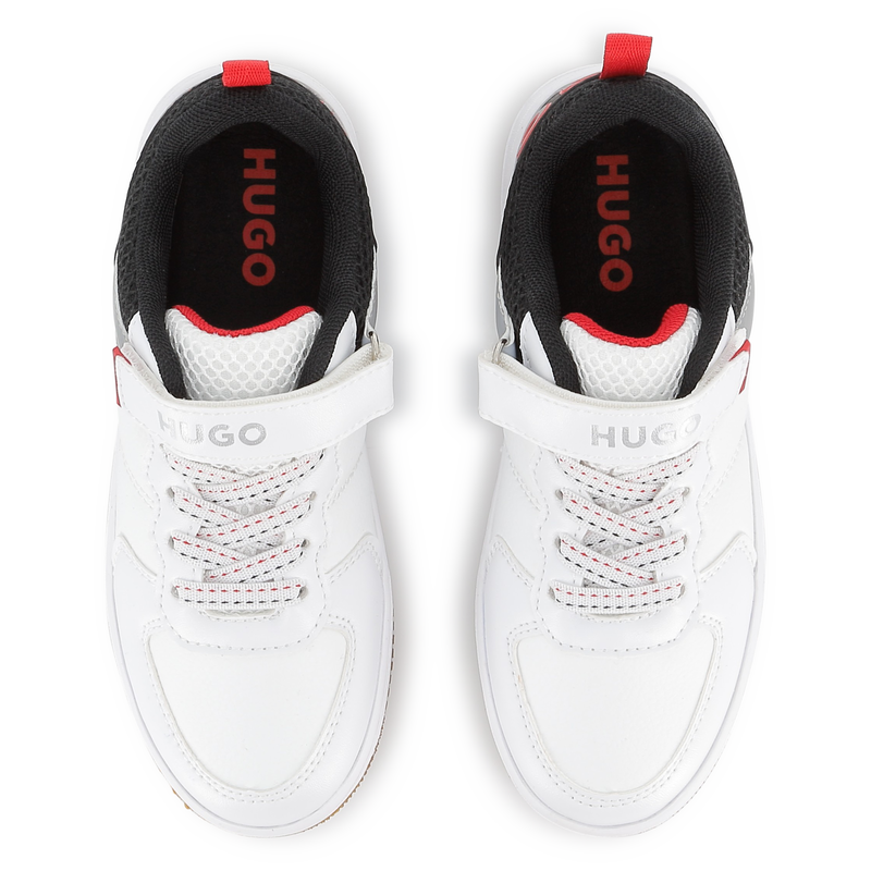 Zapato con cordones elasticos