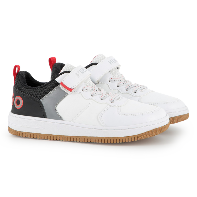 Zapato con cordones elasticos