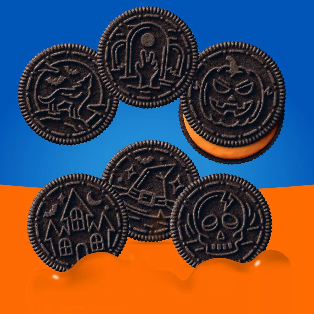 Galleta oreo halloween boo