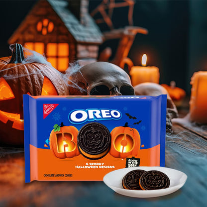 Galleta oreo halloween boo