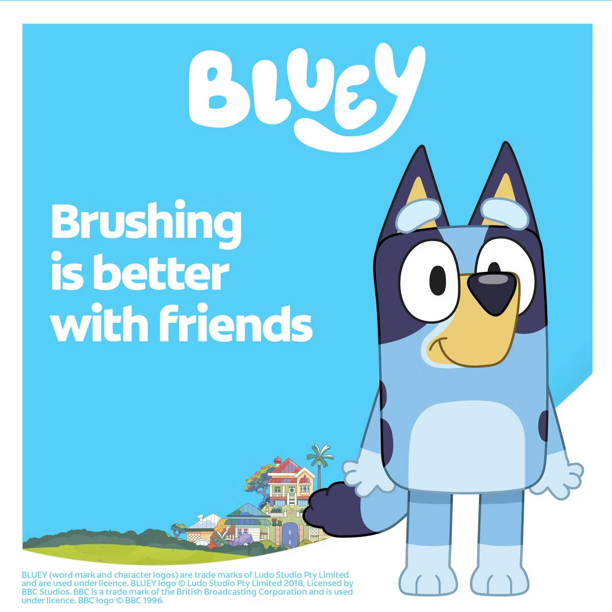 Cepillo de dientes bluey