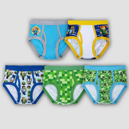 Pack de 5 calzoncillo minecraft