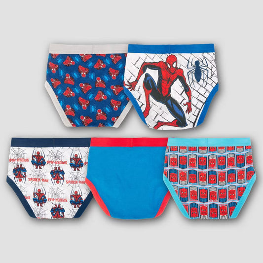 Pack de 5 calzoncillos spiderman