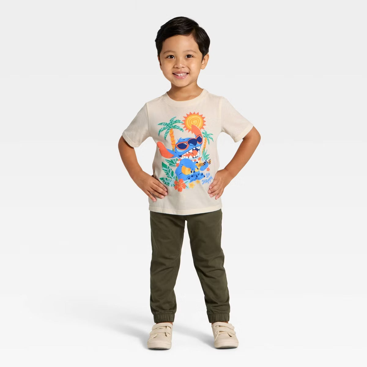 Polera lilo & stich be happy