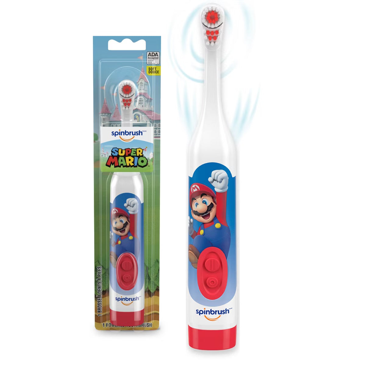 Cepillo de diente super mario