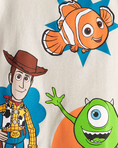 Polera personajes pixar