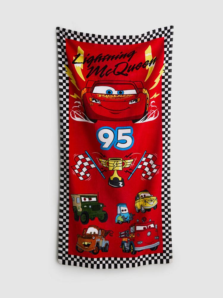 Toalla de Rayo McQueen de Cars de Disney