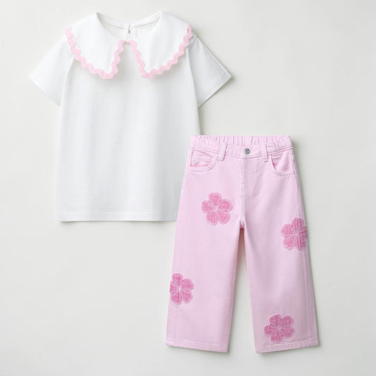 Conjunto blusa y pantalon