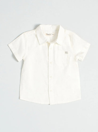 Camisa lino blanca