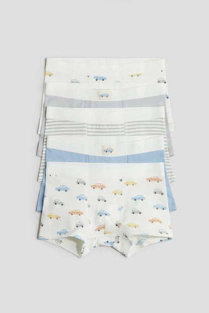 Pack de 5 boxers Autos
