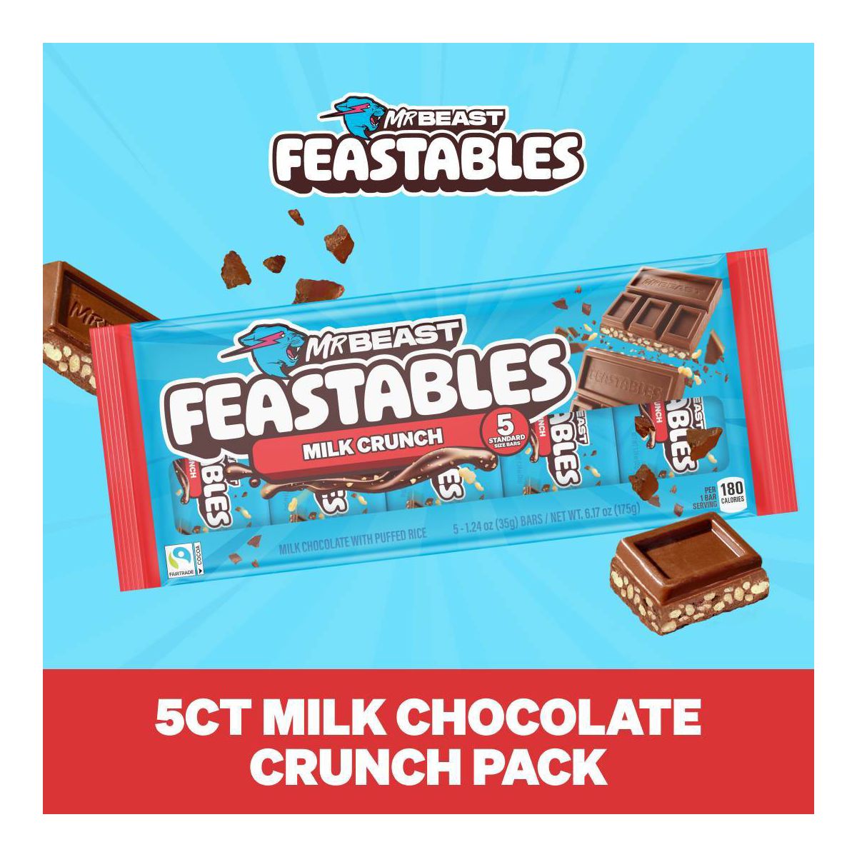 Feastables Milk Crunch