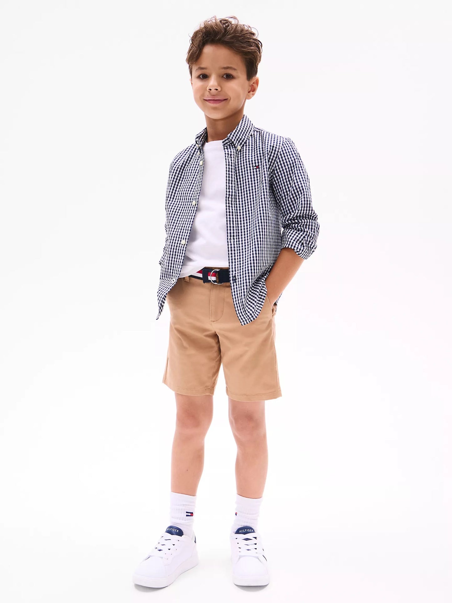 Short con cinturon tommy