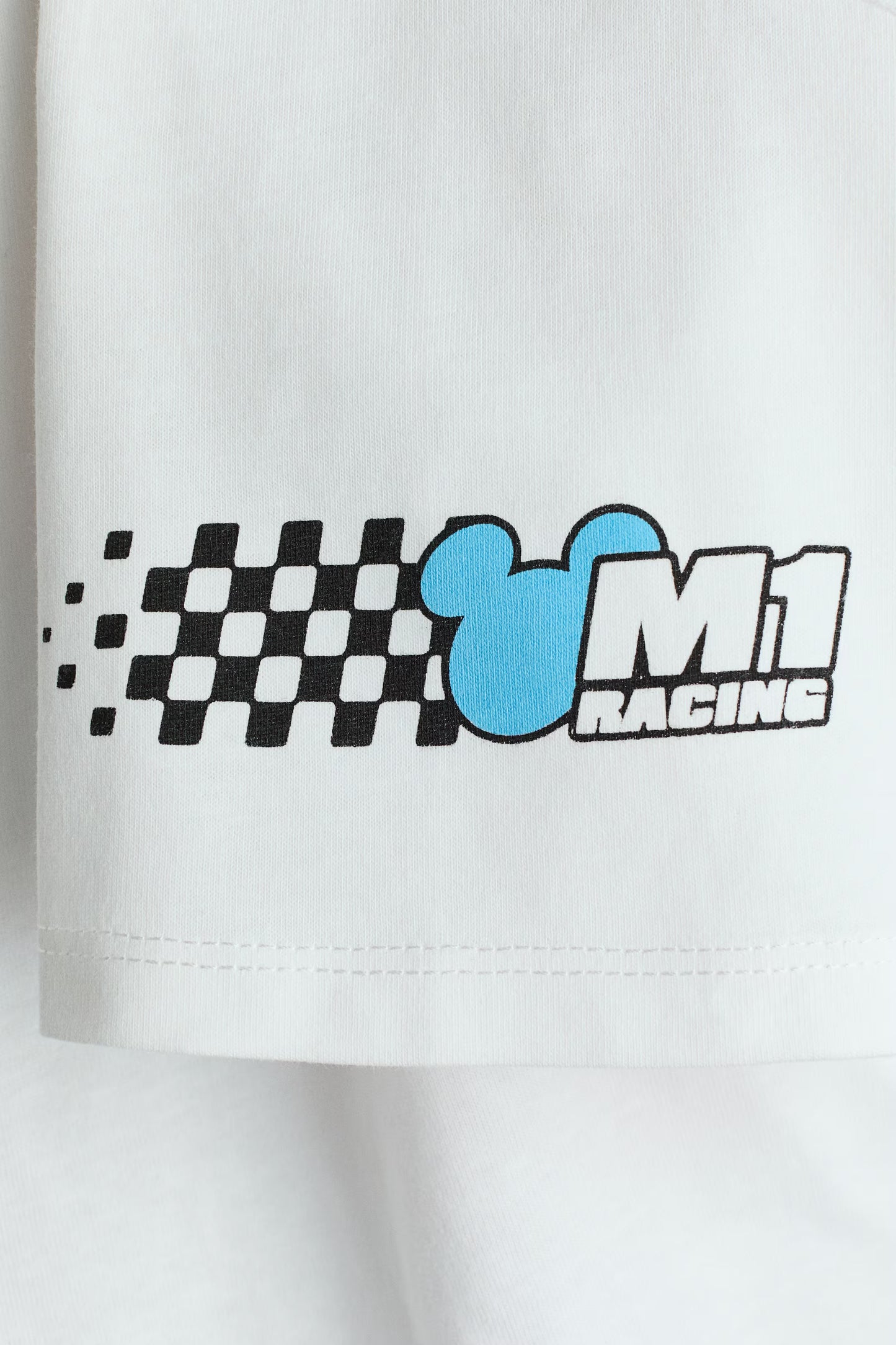 Polera mickey mouse racing