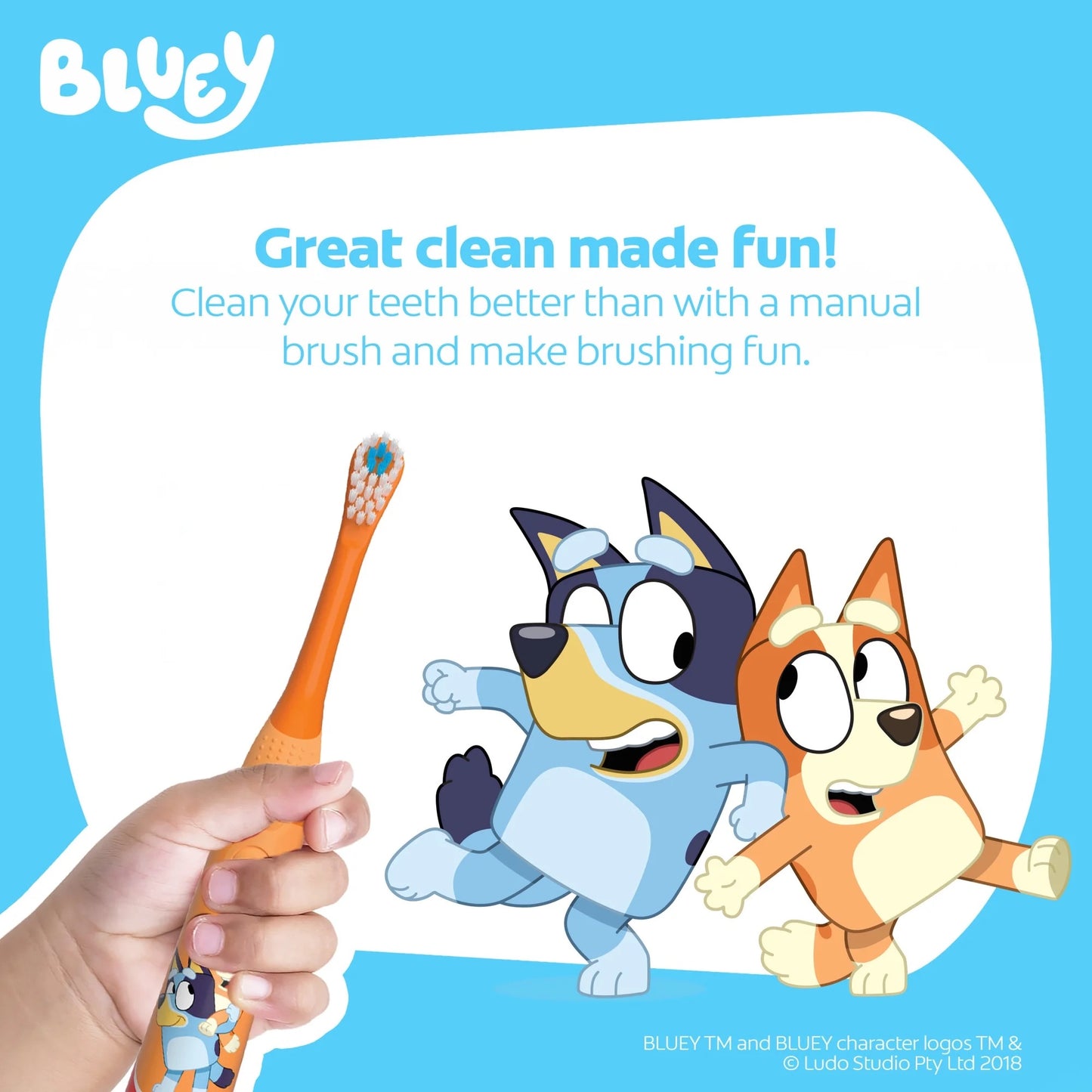 Cepillo de dientes bluey