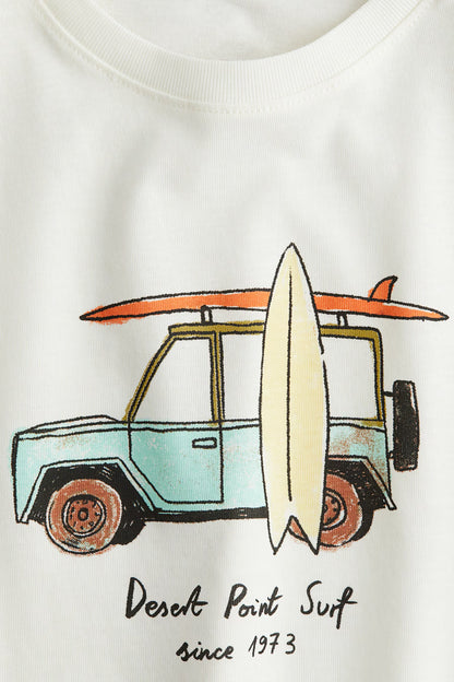 Polera tabla de surf