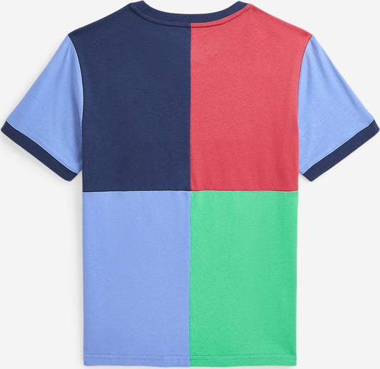 Polera color blocked polo
