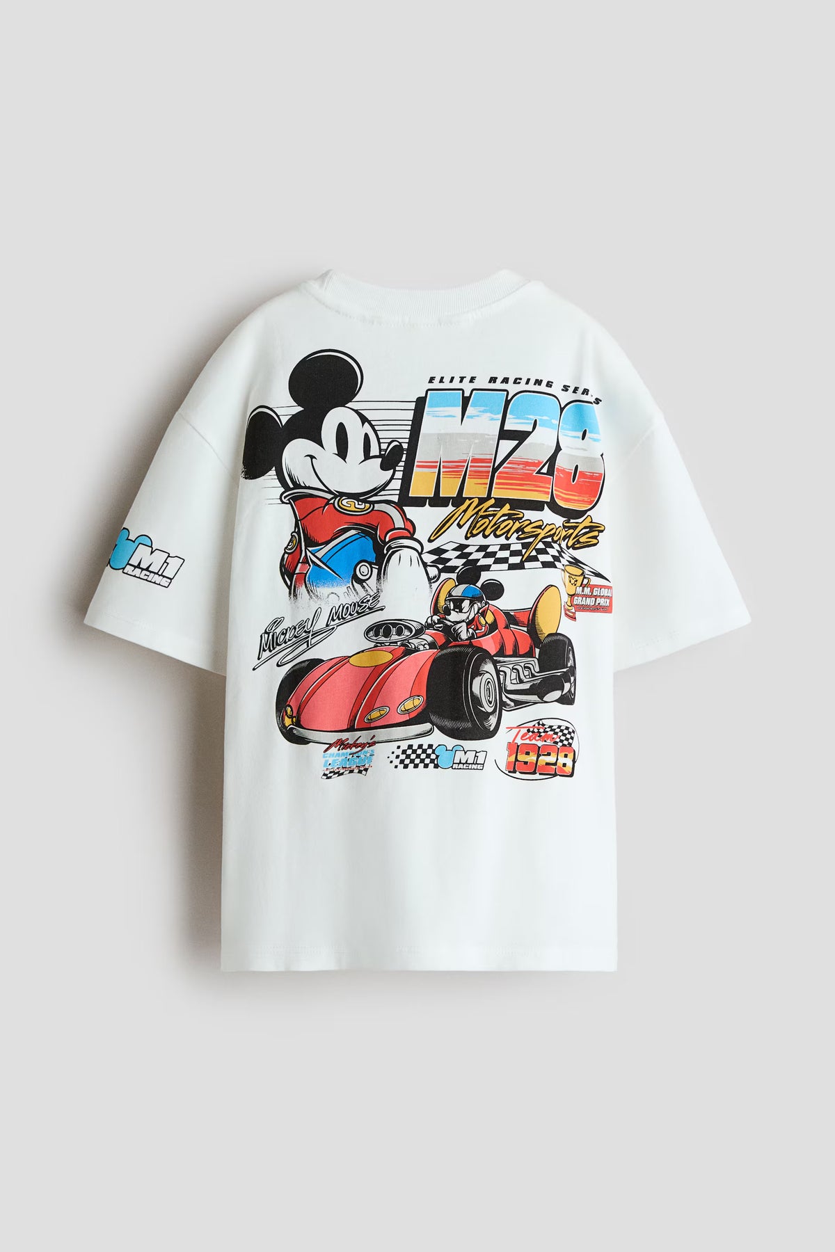 Polera mickey mouse racing