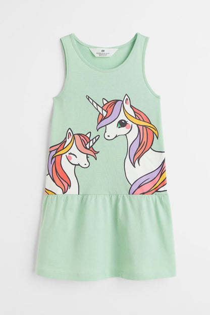 Vestido estampado unicornio