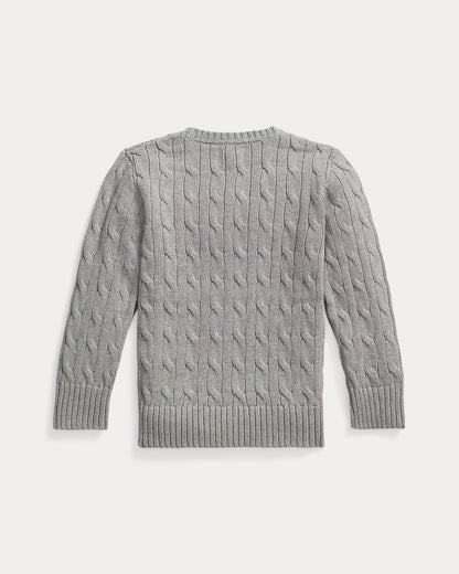 Sueter de algodon gris