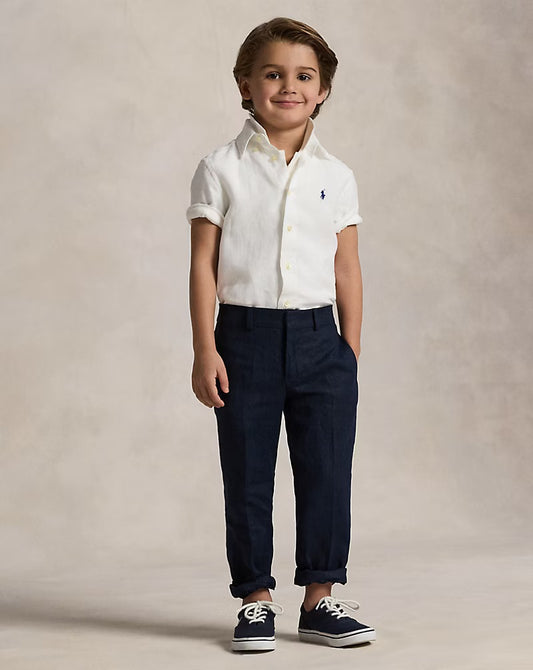 Camisa lino ralph lauren