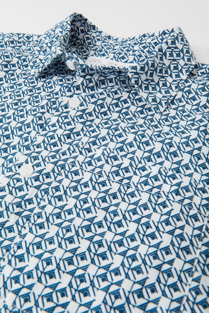 Camisa estampado geometrico