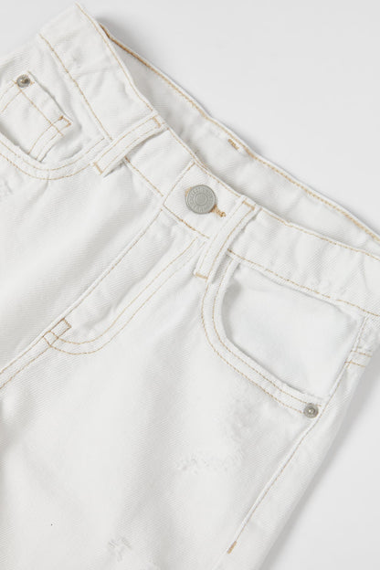 Bermuda denim rotos