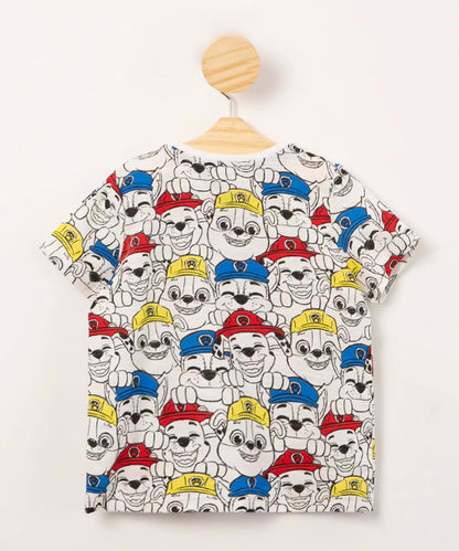 Polera paw patrol con bolsillo