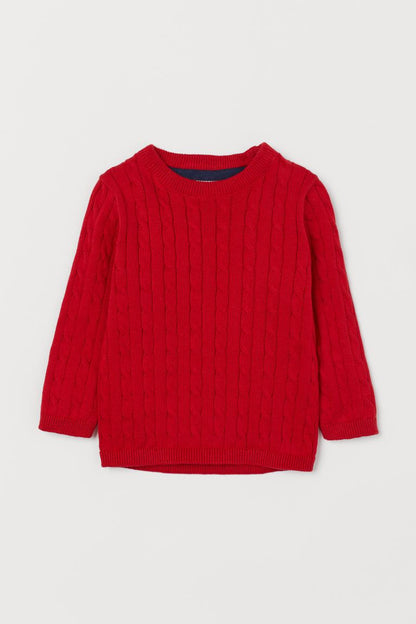 Sweater Rojo algodon suave