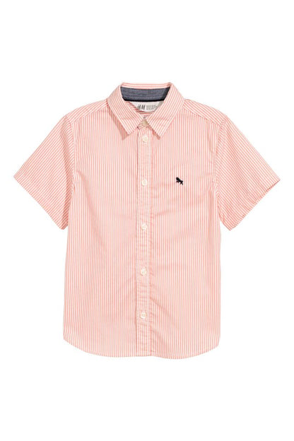 Camisa a rayas manga corta