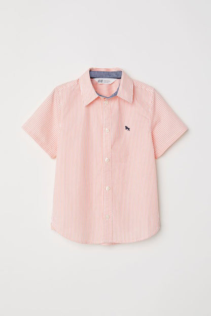 Camisa a rayas manga corta